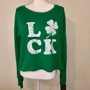 Grayson/thread sleepwear cropped “luck” top